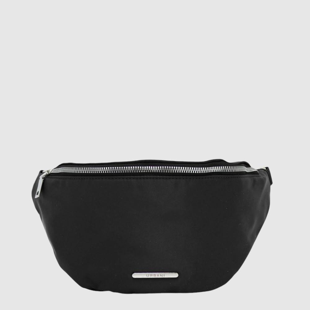 [148-CM33262A-80] SAC DE TAILLE URBANI NYLON (NOIR)