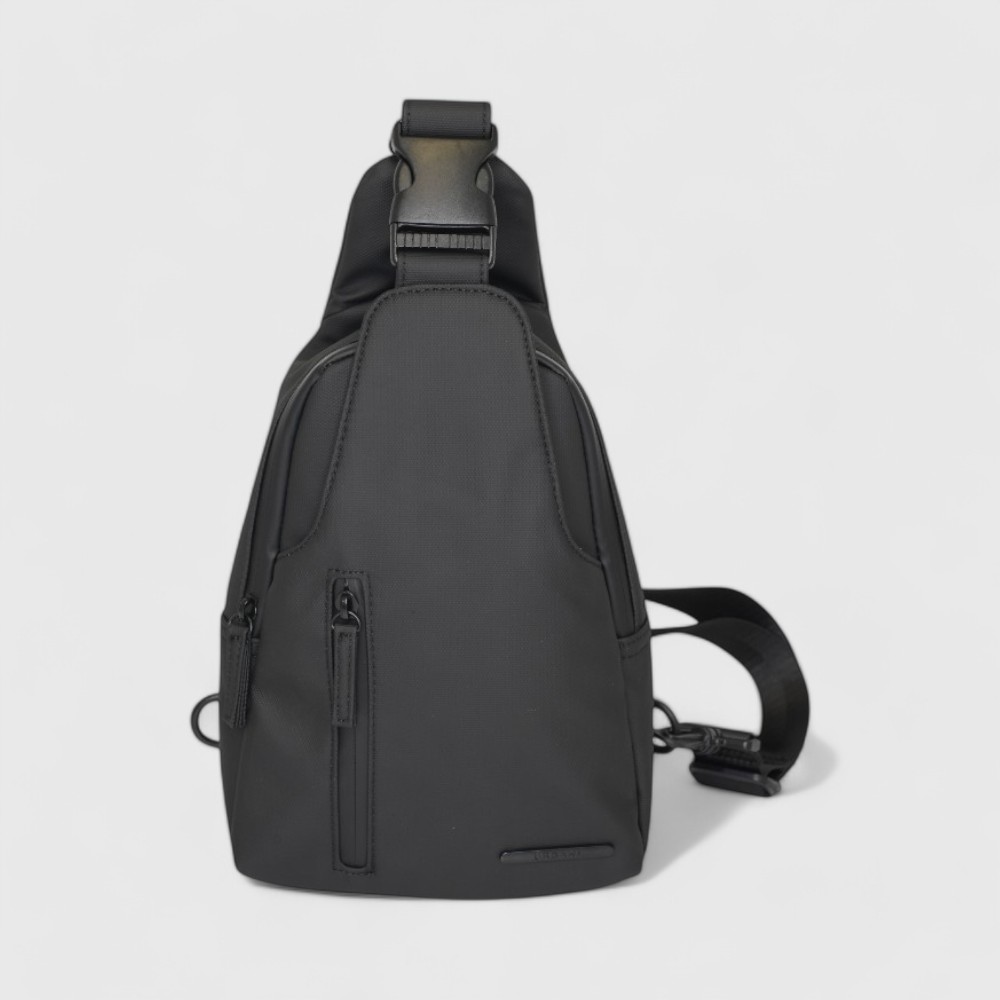 [148-CM33880A-80] CHARLI - Recycled fabric bag – URBANI (NOIR)