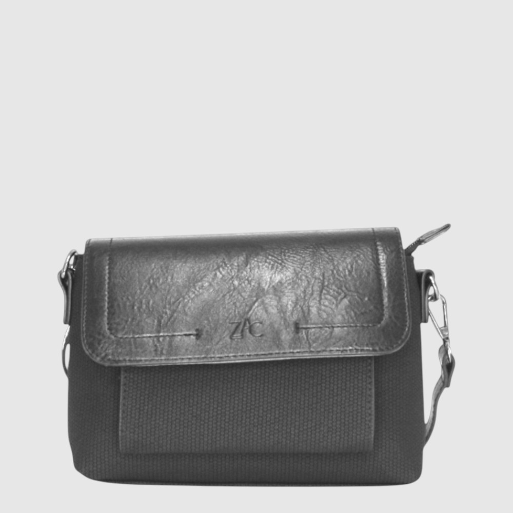 [148-CM33959B-80] ELISE SAC A MAIN VEGAN ZAC (NOIR)