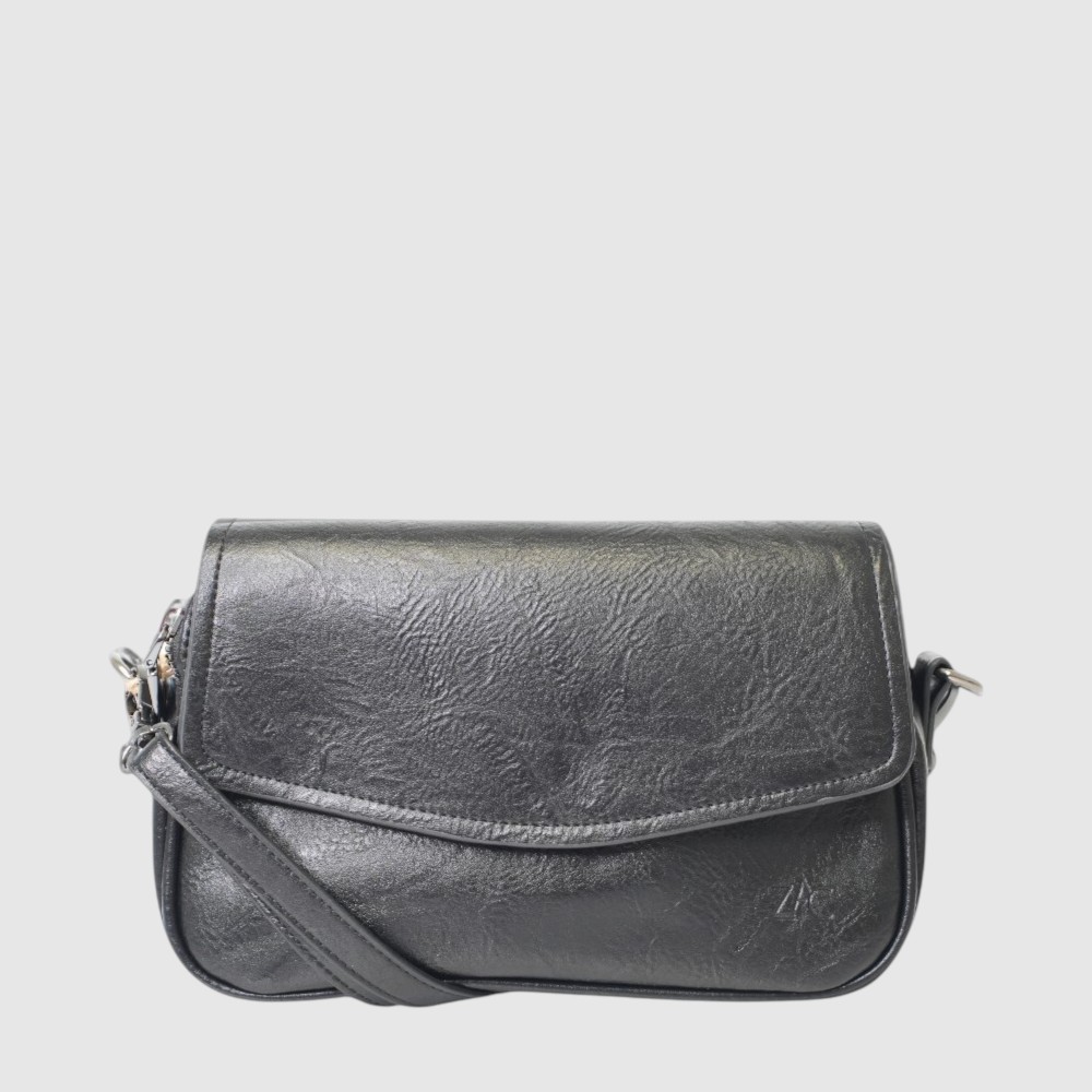 [148-CM33982A-80] CHRISTINE SAC A MAIN VEGAN ZAC (NOIR)