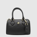 CATERINA - Leather handbag with handles – The Trend