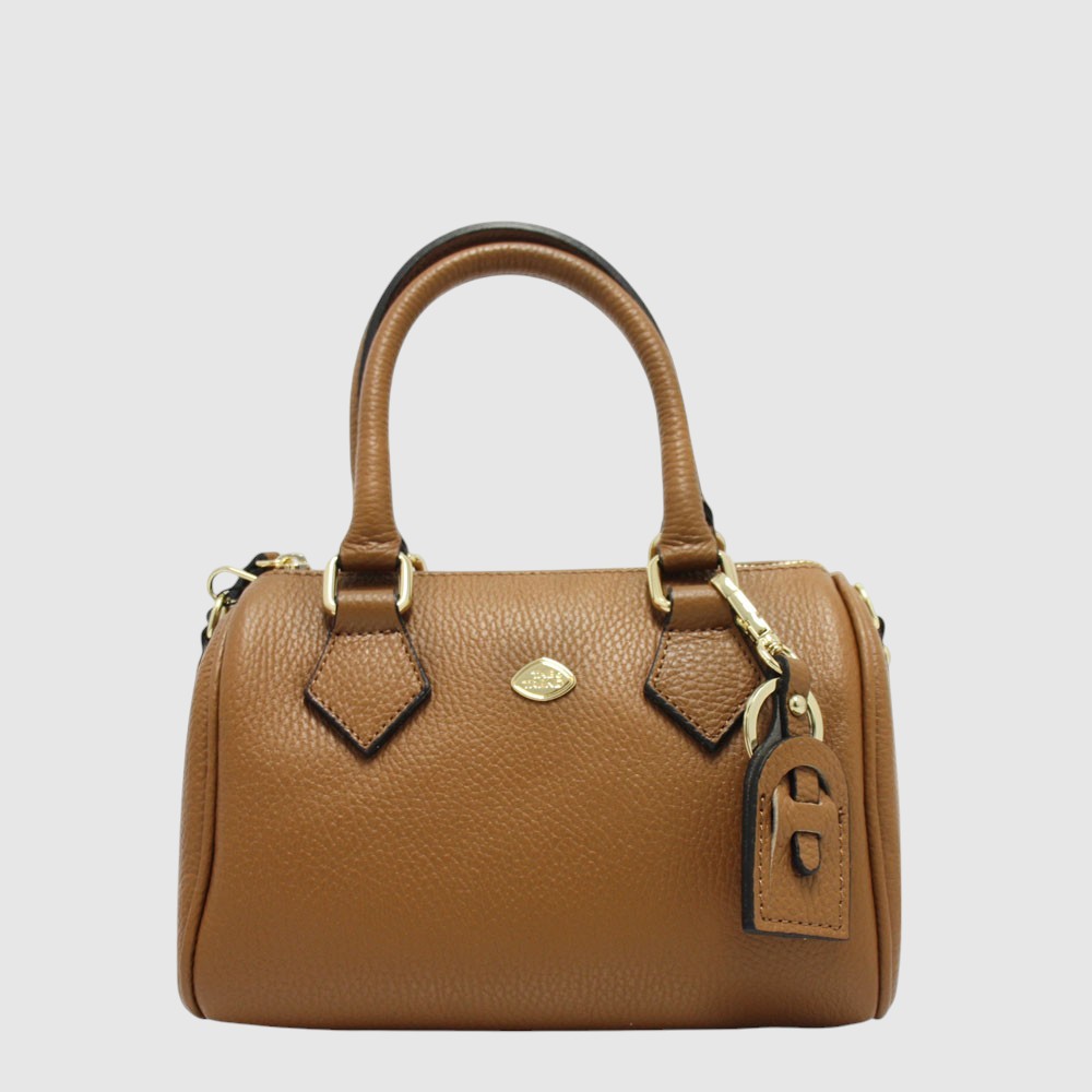 CATERINA - Sac à main en cuir avec poignées – The Trend