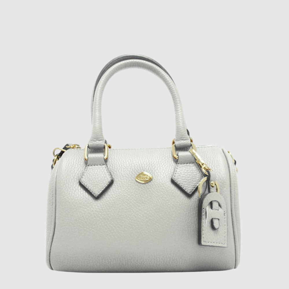 CATERINA - Sac à main en cuir avec poignées – The Trend