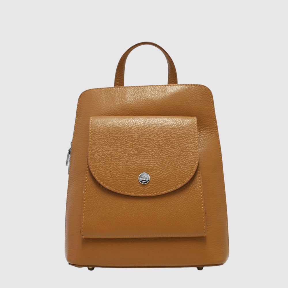 Sac à dos convertible (sac à main) double compartiment en cuir – The Trend