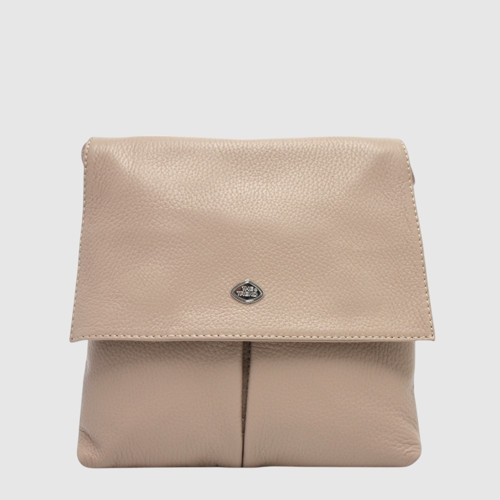 VERONICA - Flap Leather Handbag - The Trend