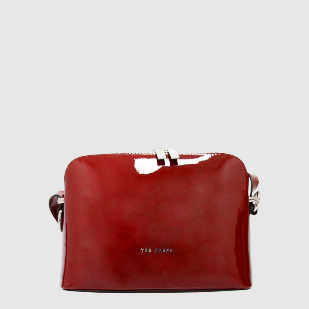 ROMA - Sac à main en cuir verni – The Trend