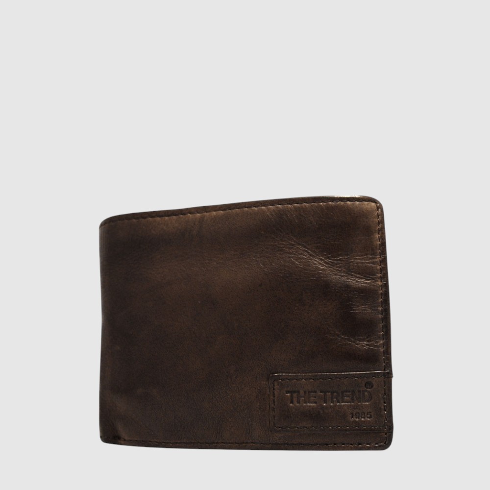 Portefeuille RFID à deux volets en cuir vintage – The Trend