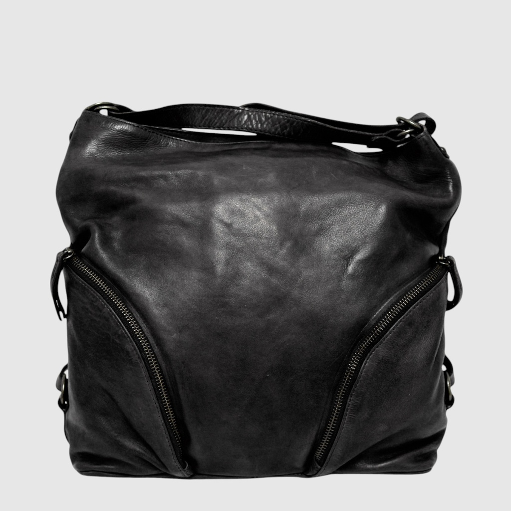 Sac à main convertible (sac à dos) en cuir vintage – The Trend