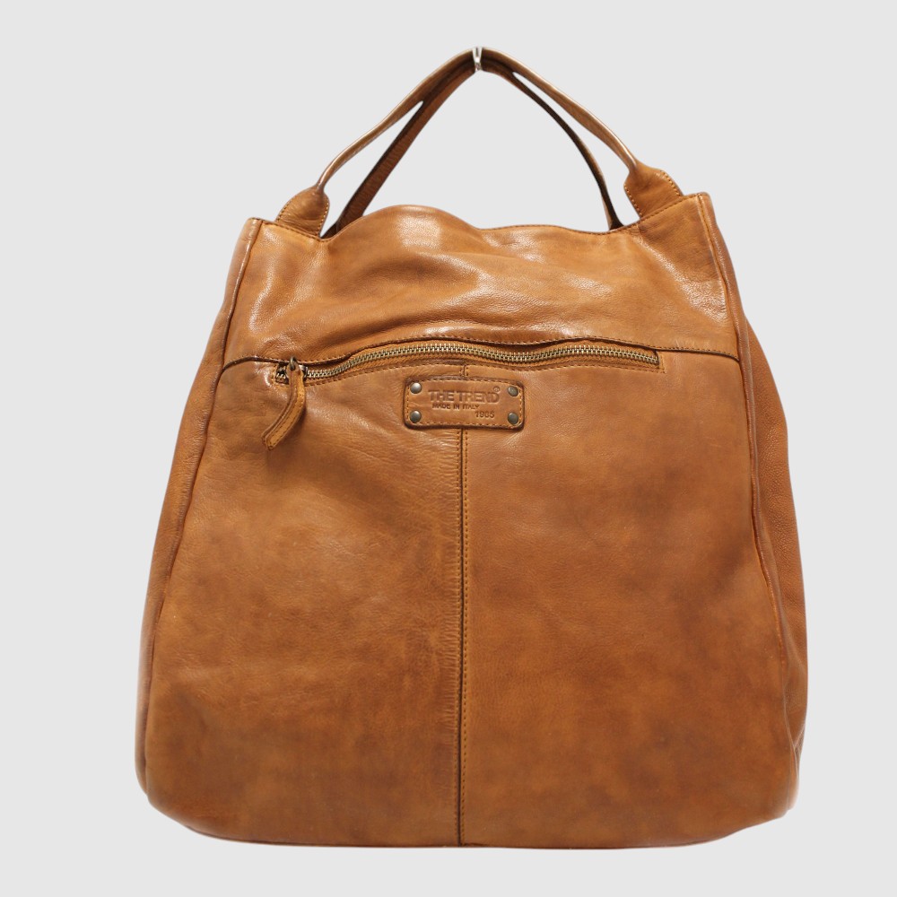 Sac fourre-tout en cuir vintage - The Trend