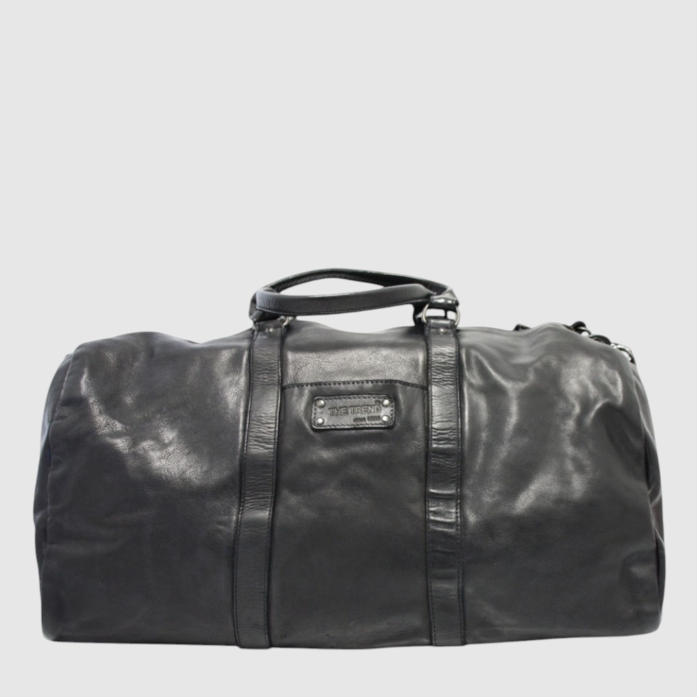 [155-22749-80] SAC FIN DE SEMAINE CUIR TREND (NOIR)