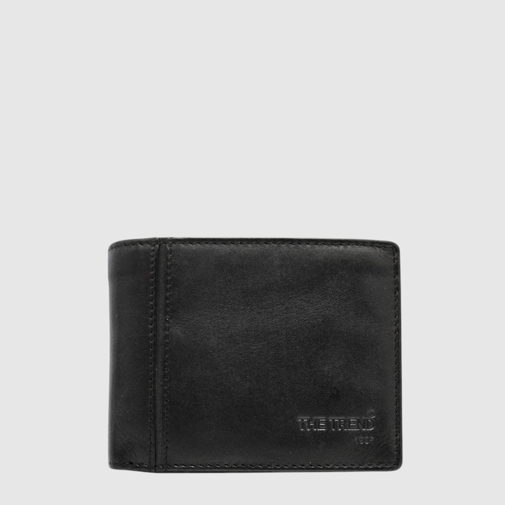 [155-4067010-80] PORTEFEUILLE CUIR THE TREND (NOIR)