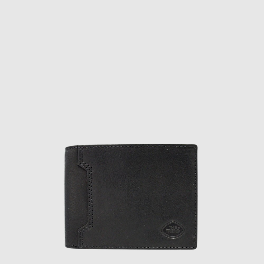[155-4117010-80] PORTEFEUILLE CUIR THE TREND (NOIR)