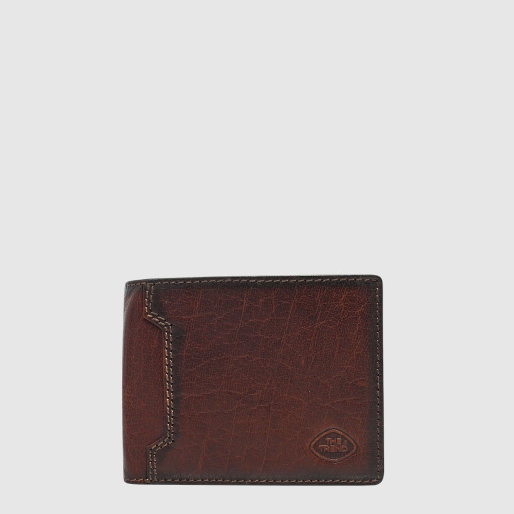 Portefeuille pour homme à deux volets RFID en cuir - The Trend