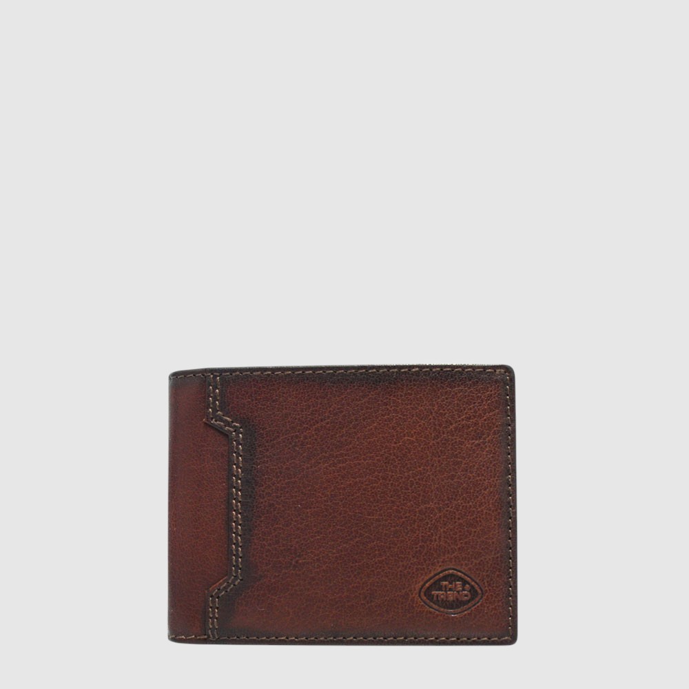 Portefeuille pour homme à deux volets RFID en cuir - The Trend