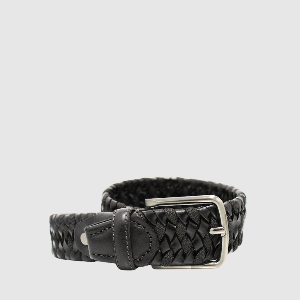 [155-5105374-L-80] CEINTURE CUIR THE TREND (NOIR)