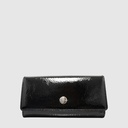 Portefeuille long RFID à trois volets en cuir lustré – The Trend