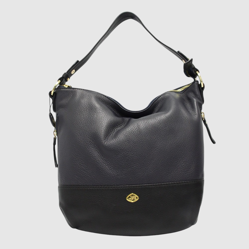 Sac fourre-tout en cuir 2 tons – The Trend