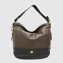 Two-tone leather tote bag – The Trend