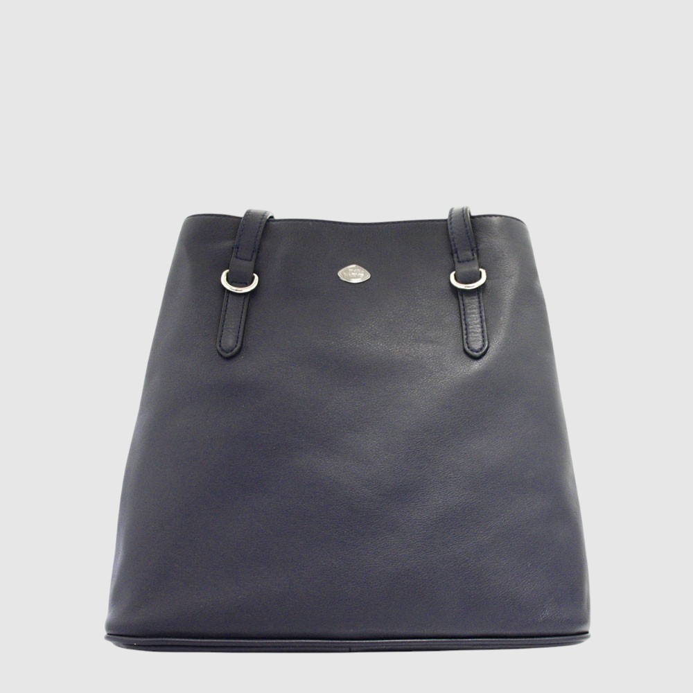 Convertible backpack (handbag) in double-compartment leather – The Trend