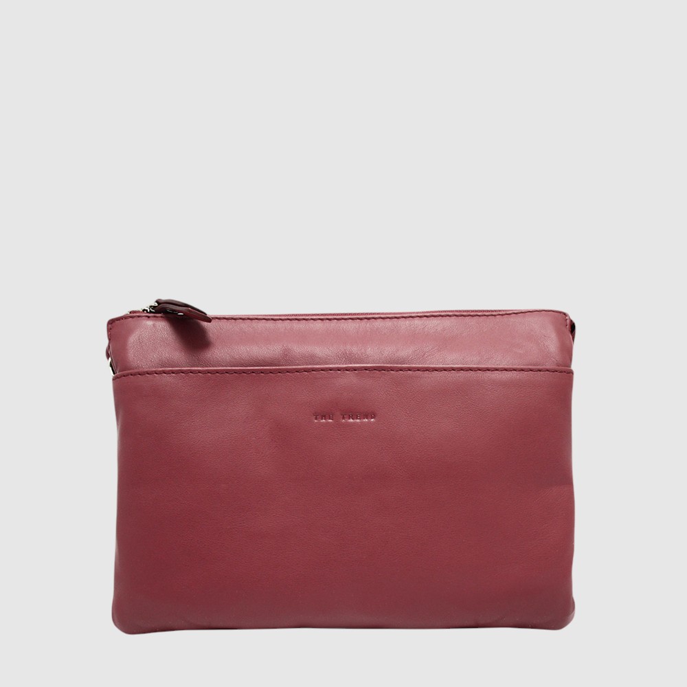 PLAISANCE - Triple compartment leather handbag – The Trend