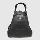 SAC A DOS CUIR MULTI-COMPARTI.