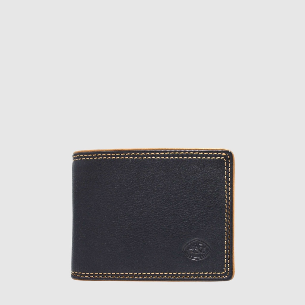 Portefeuille en cuir RFID à deux volets – The Trend