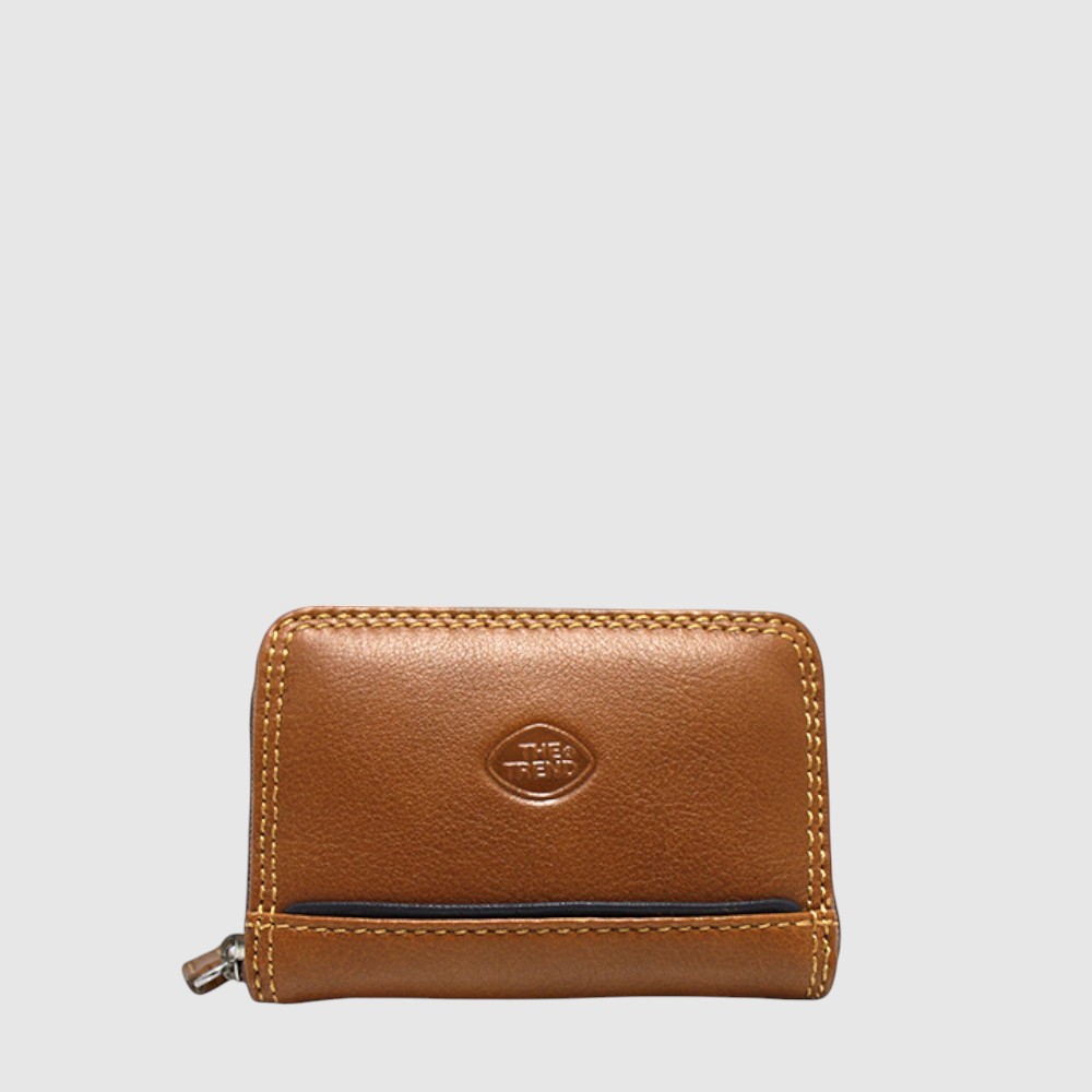 Small accordion-style leather RFID card holder – The Trend