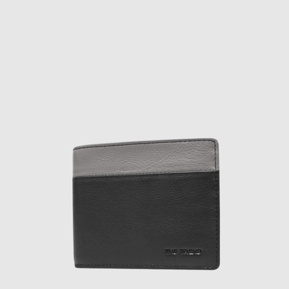 PORTEFEUILLE CUIR 2 TONS TREND