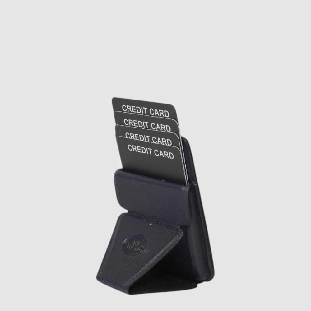 Porte-cartes aimanté en cuir RFID- The Trend
