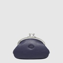 Double-compartment leather wallet with metal clip closure – The Trend