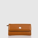 Tri-fold RFID leather long wallet - The Trend