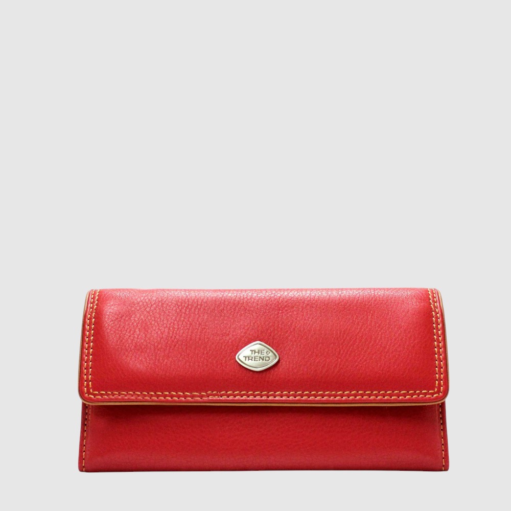 Tri-fold RFID leather long wallet - The Trend