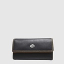 Portefeuille moyen en cuir RFID à trois volets – The Trend