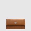 Medium tri-fold leather RFID wallet – The Trend