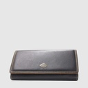 Portefeuille long en cuir à trois volets RFID – The Trend