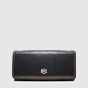 Long tri-fold leather wallet with RFID protection – The Trend