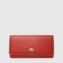 Portefeuille long en cuir à trois volets RFID – The Trend