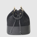 SENAPE - Sac baluchon en cuir et suède - The Trend