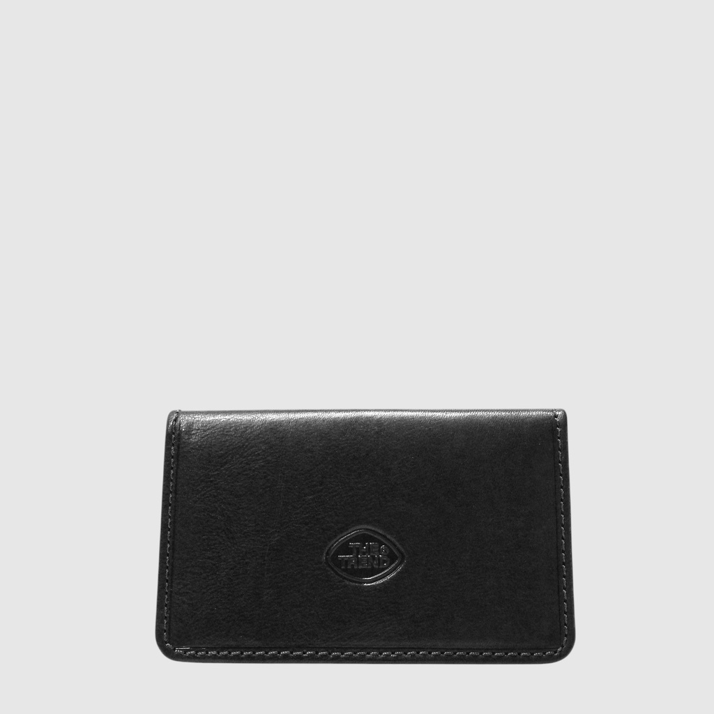 Porte-cartes en cuir RFID à rabat – The Trend