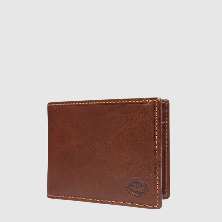 Portefeuille en cuir RFID à deux volets – The Trend