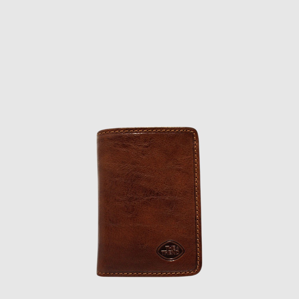 Porte-cartes à trois volets en cuir RFID – The Trend