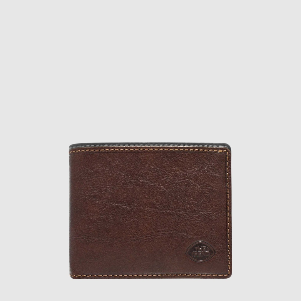 Portefeuille en cuir RFID à deux volets – The Trend