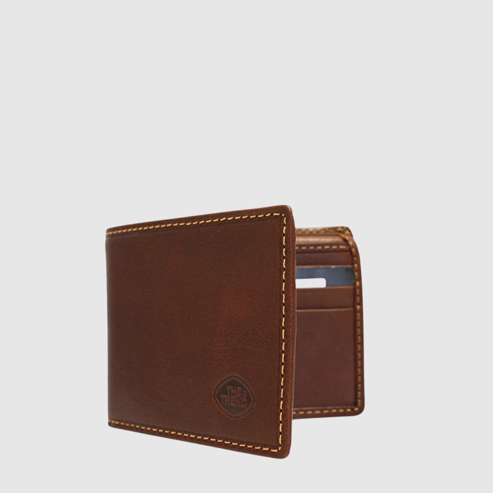 Portefeuille en cuir RFID à deux volets – The Trend