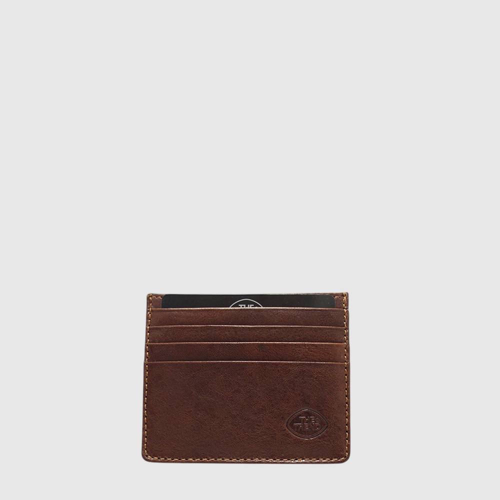 Porte-cartes en cuir RFID recto-verso – The Trend