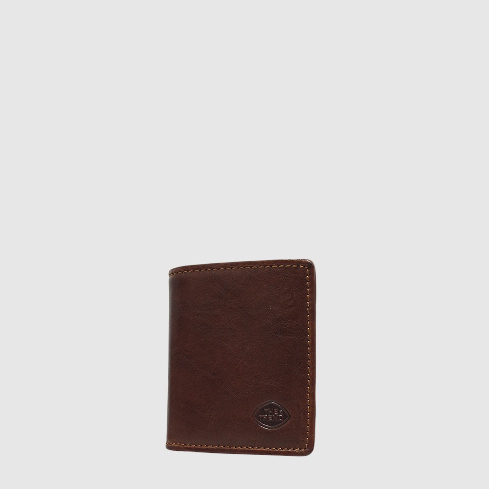 Tri-fold RFID leather card holder - The Trend