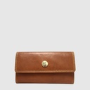 Portefeuille moyen en cuir RFID à trois volets – The Trend