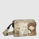 Double compartment shoulder bag - MUSE Collection - Anekke