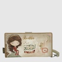Portefeuille long RFID avec dragonne amovible - Collection MUSE - Anekke