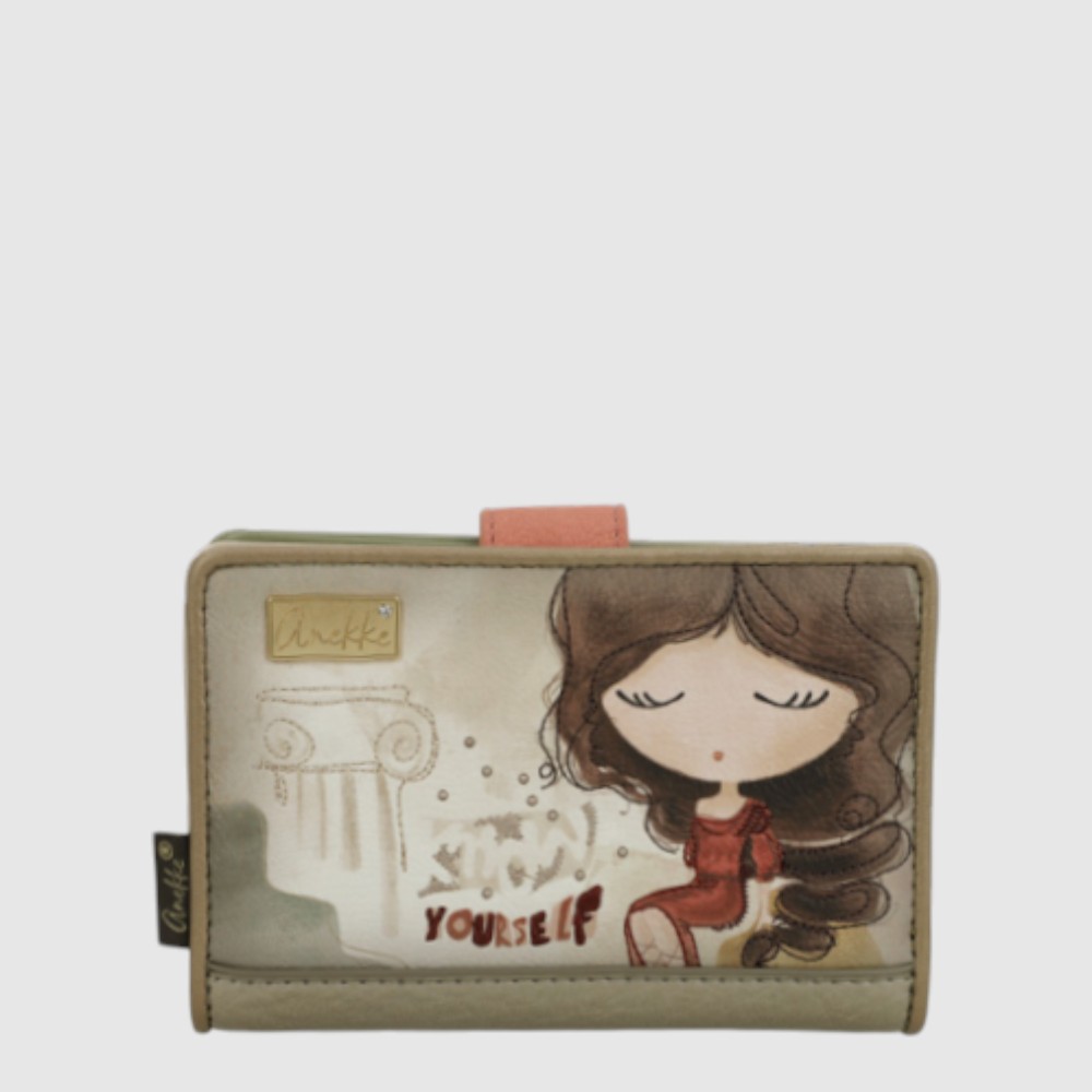 Portefeuille court RFID - Collection MUSE - Anekke