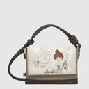 Sac à main à rabat et double compartiment - Collection SOPHIA - Anekke